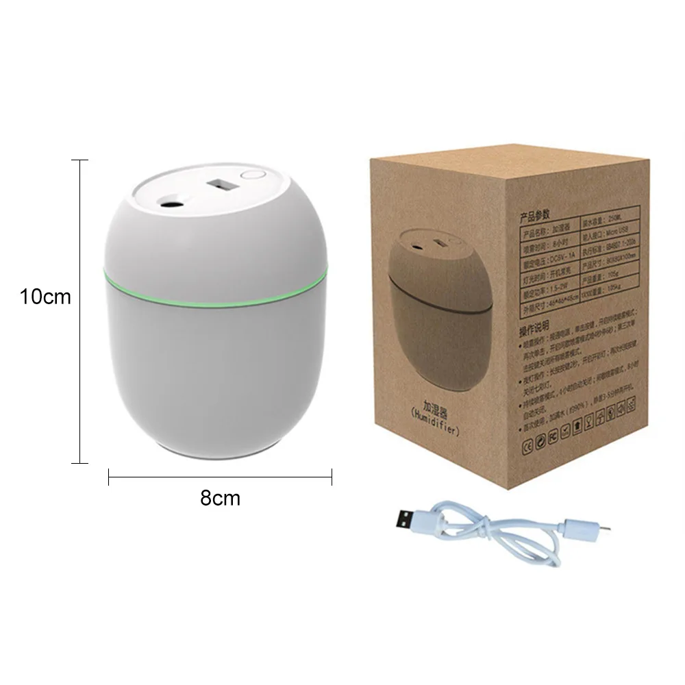 

Usb Portable Air Humidifier Essential Oil Diffuser Air Freash With LED Night Lamp For Home Car Fogger Mist Maker Face Steamer
