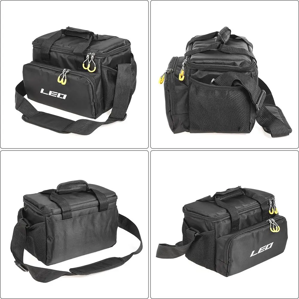 

LEO Waterproof Fishing Bag Large Capacity Multifunctional Lure Fishing Shoulder Bag Lure Reel Shoulder Waist Backpack Bag