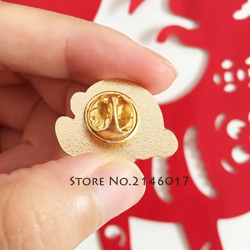 50pcs Cute Metal Badge Gifts Hard Enamel Pin Cool Bag Lapel Pins and Brooches Sleepy Kirby with Hat for Character Video Game