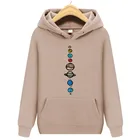 Мужской свитшот с солнечной системой, в стиле Харадзюку