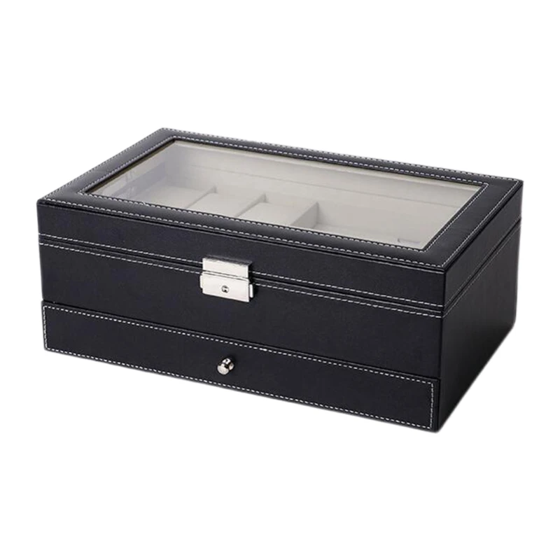 Портативный органайзер для ювелирных украшений из искусственной кожи|Коробочки