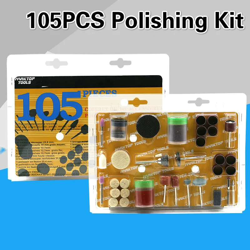 105 шт. набор аксессуаров для гравировки электрического вращающегося инструмента