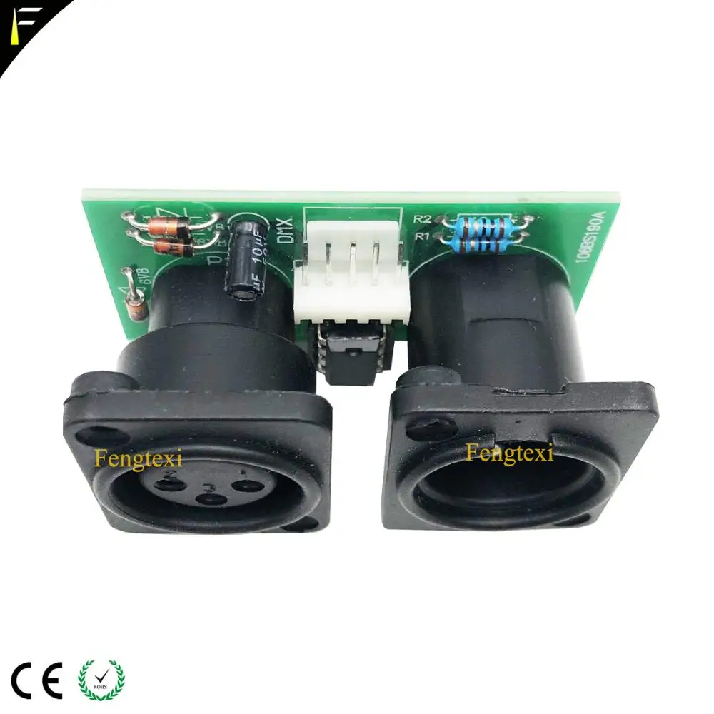 2 шт. 7R/5R 200/230 DMX512 сигнал подключения платы Часть маленький PCB 3pin XLR разъем DMX с чипом