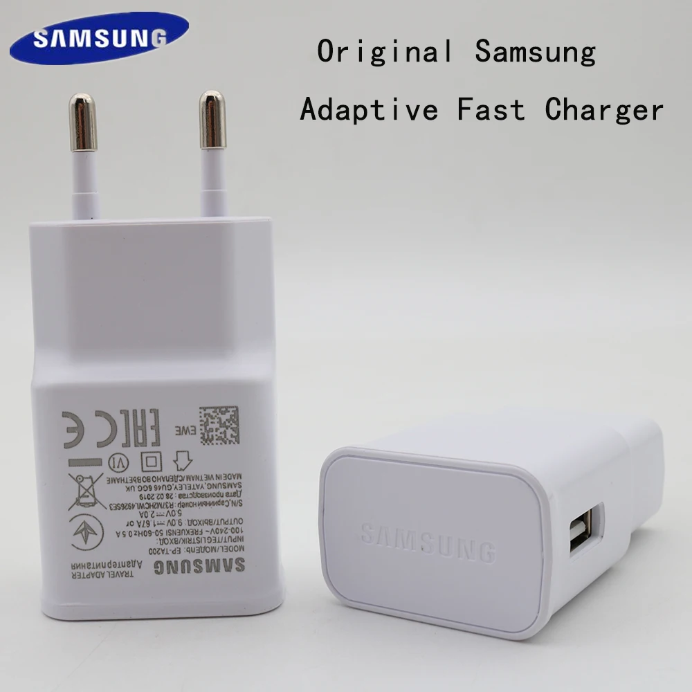 100% оригинальное Адаптивное быстрое зарядное устройство для Samsung Galaxy S10 S8 S9 Plus Note 8 9