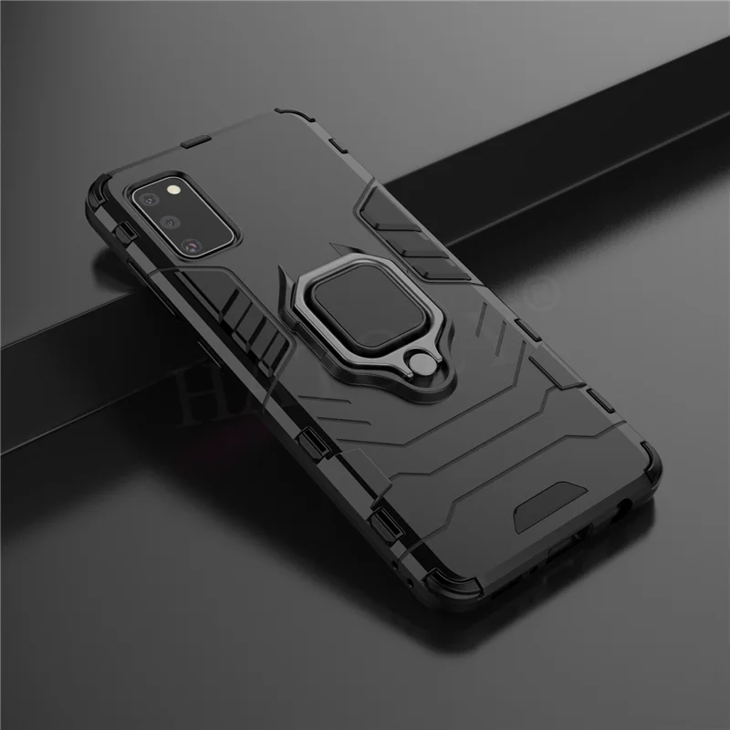 

For Samsung Galaxy A41 Case Magnetic Ring Holder Shockproof Bumper Armor Phone Case Galaxy A41 Back Cover For Samsung Galaxy A41