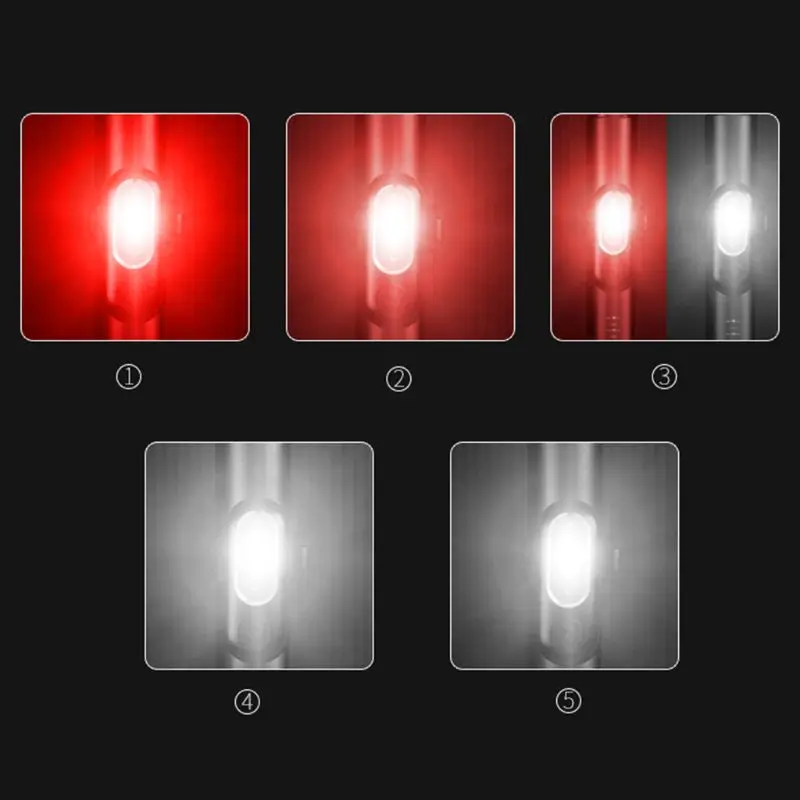 

LED Bicycle Rear Light USB Charging Rechargeable Cycling Accessories RXBB