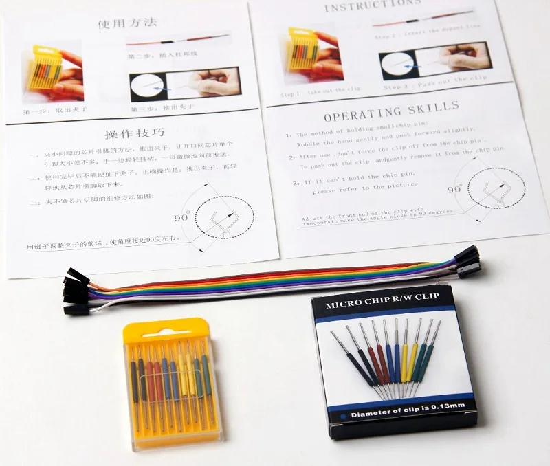 10 шт. универсальный чип micro IC clamp SOP SOIC TSOP MSOP SSOP SMD тестовый зажим контактный разъем