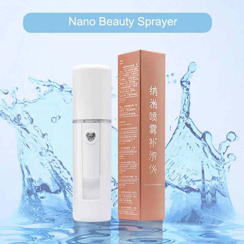 

Mini Nano Sprayer USB Rechargeable Face Steamer Beauty Sauna Ultrasonic Humidifier Skin Care MH88