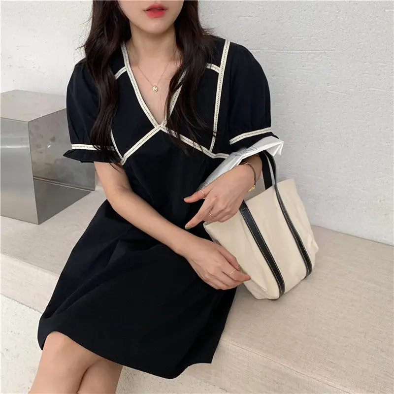 Платье Alien Kitty женское винтажное ТРАПЕЦИЕВИДНОЕ облегающее мини-платье для