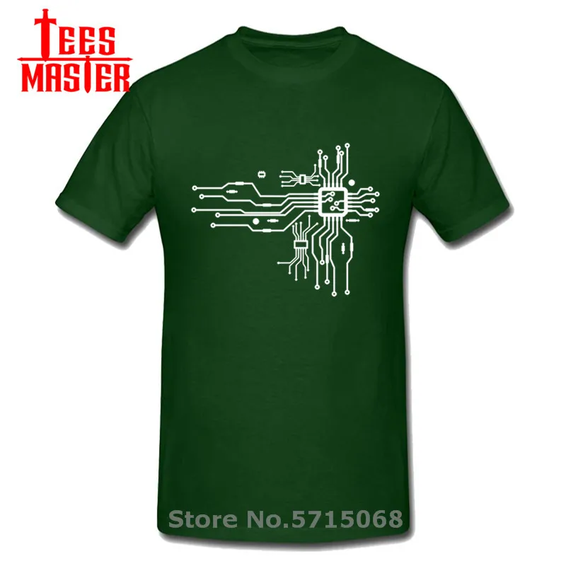 Футболка мужская компьютерная хлопок с принтом ЦП сердечко гик нерд хакер геймер