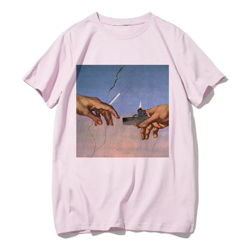 Vaporwave, футболка, Harajuk, топы, футболка, Sad Girl, ретро, аниме, для мужчин, эстетический микеланжело, японский мужской/wo, Мужская футболка, Сексуальная футболка