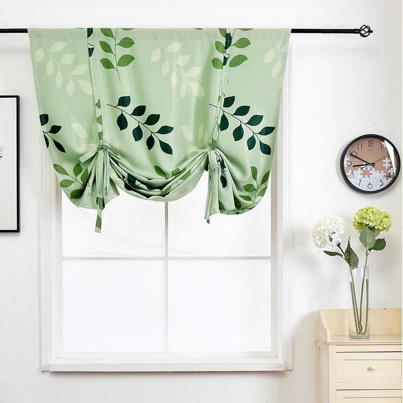 1 шт. Кухонная короткая занавеска для окна обработки окон для гостиной Римские двери затемняющие спальню.
