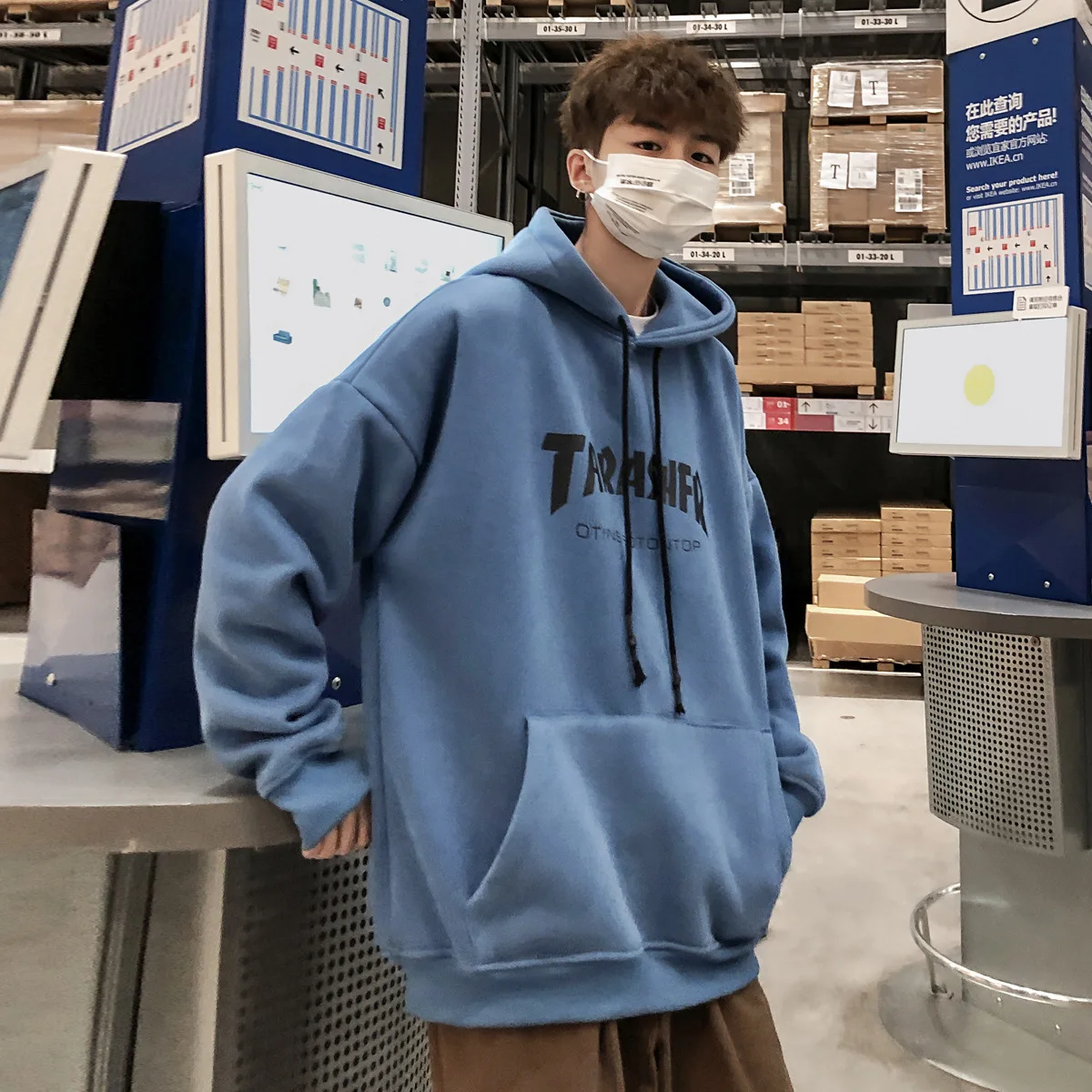 

2021 Fashion Print Loose Comfort Cotton Hoodie, Spring Couple Outdoor Street Jogging Hoodie WYA1327--WYA1336