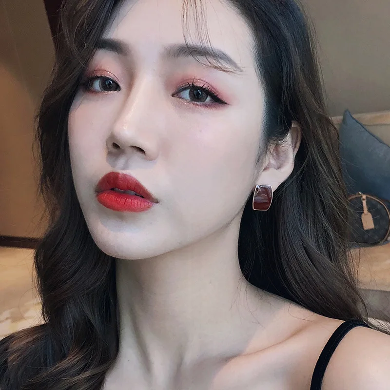 Женские серьги-гвоздики из серебра 925 пробы в гонконгском стиле | Украшения и