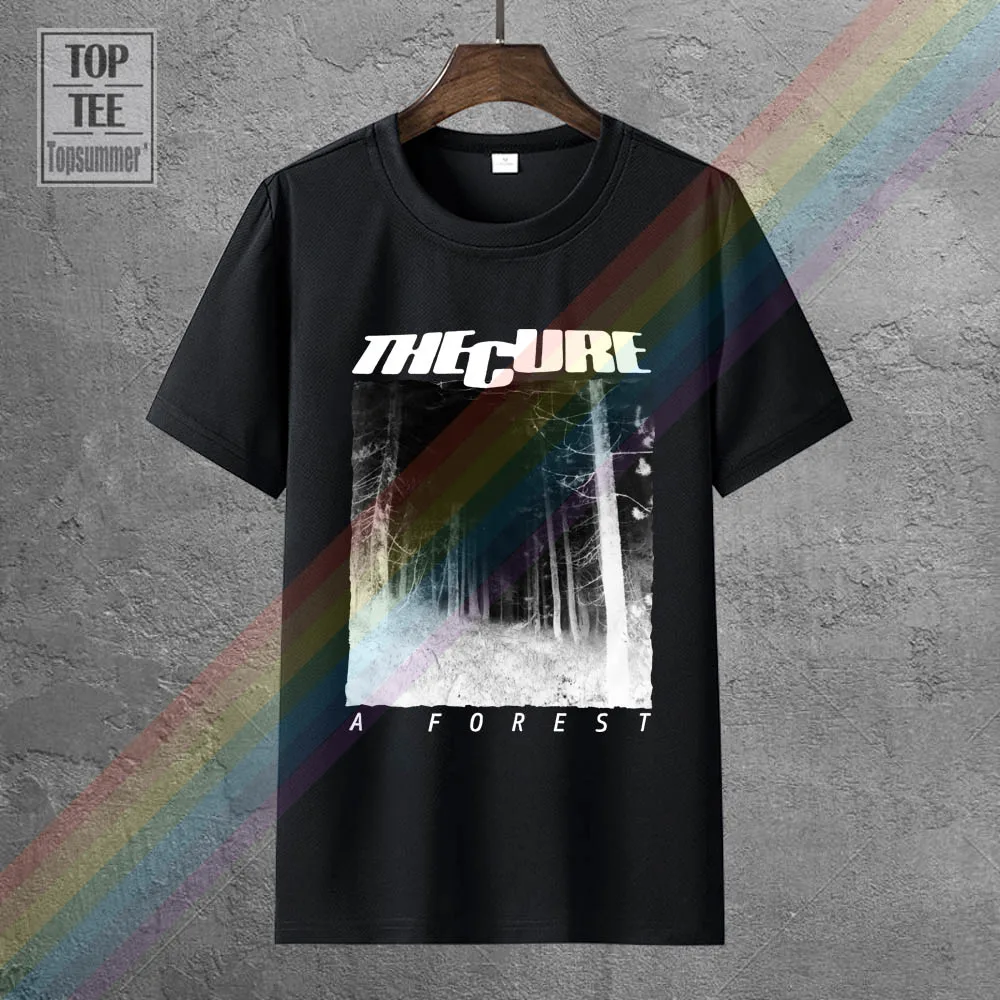Футболка The Cure A Forest Tops летняя крутая забавная футболка |