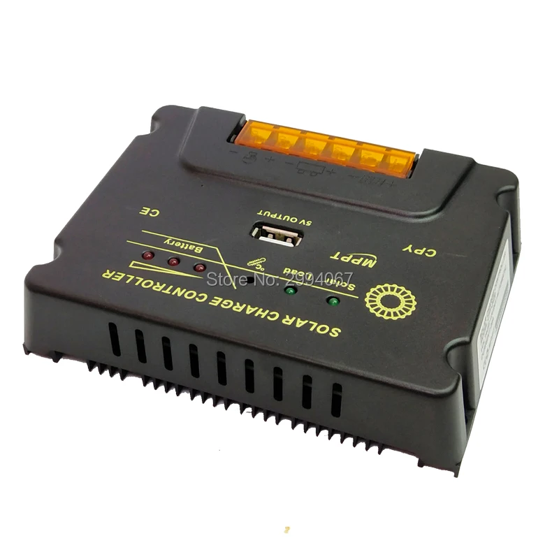 10A со слежением за максимальной точкой мощности Солнечный контроллер заряда