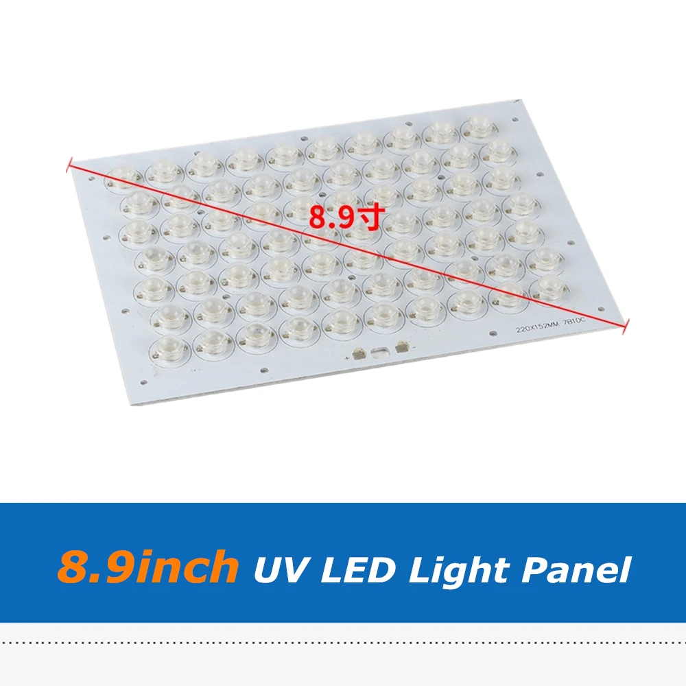 1 шт. 8 9 дюймов 220X152mm ЖК-дисплей светильник отверждения УФ-светодиодный Панель для