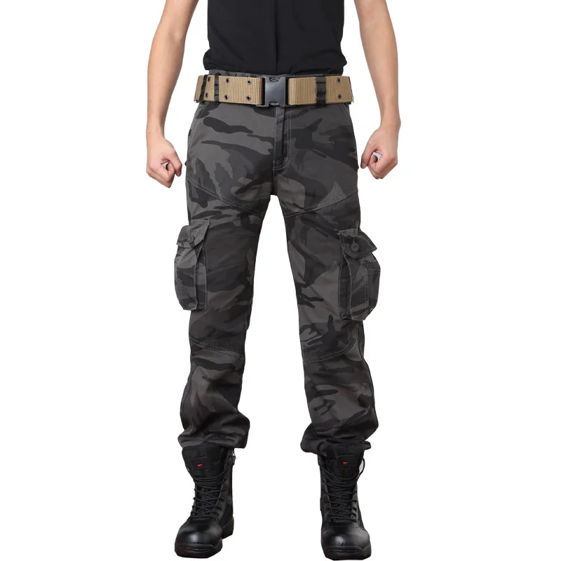 

Military Camo Pants Men Loose Cotton Army Trousers Casual Hip Hop Cargo Camouflage Pants Men Pantalon Camuflaje