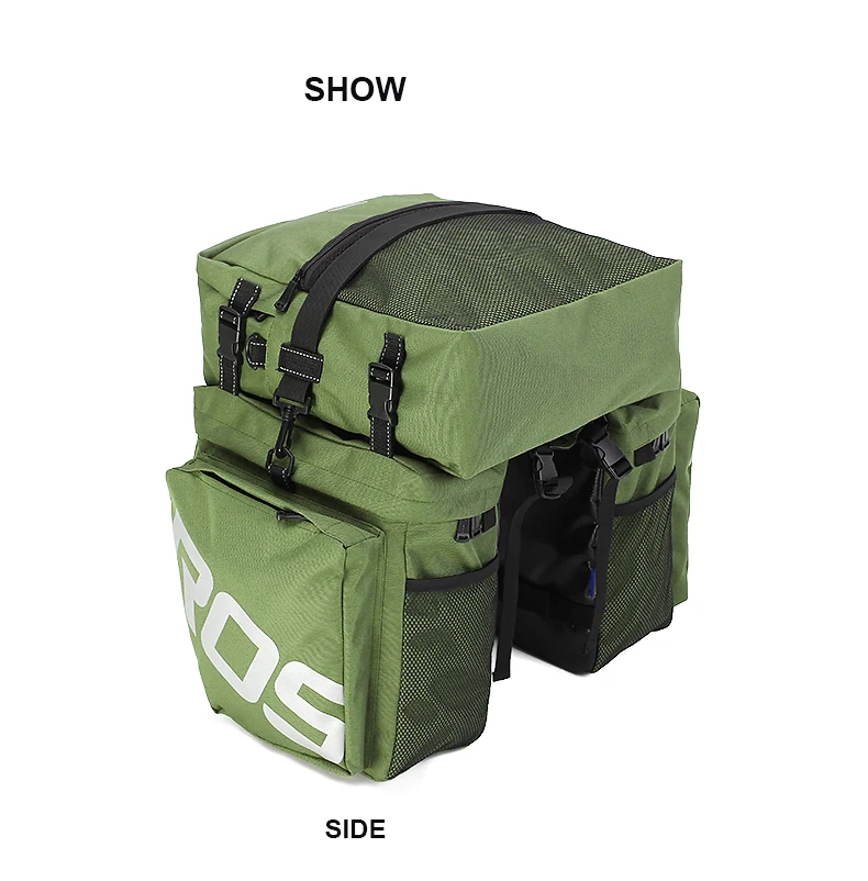 Сумка после полки для горного велосипеда вместительная водонепроницаемая сумка