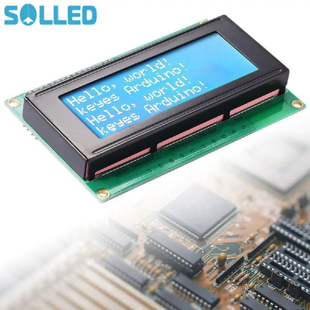 Синий последовательный ЖК-модуль IIC/I2C/TWI 2004 204 20X4 для Arduino новый