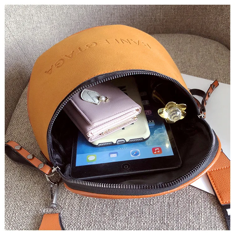 

Fashion Women Small vintage Lady Semicircle Saddle Shouder Bag Bucket Bags Crossbody Tote Bag Females casual Bag