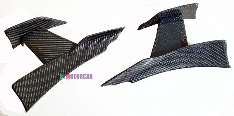 MA 0D Стиль углеродного волокна передний бампер ветер нож для BMW M3 M4 F80 F82|Тюнинговые