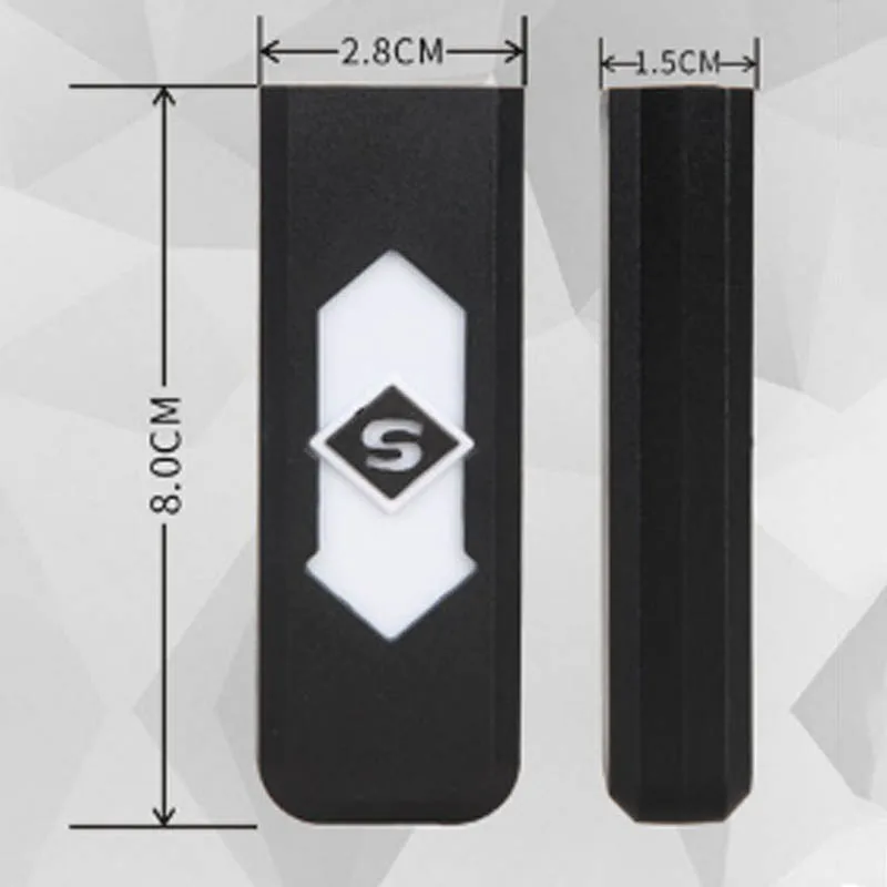 Ветрозащитная электронная зажигалка 1 шт. хороший подарок бездымная