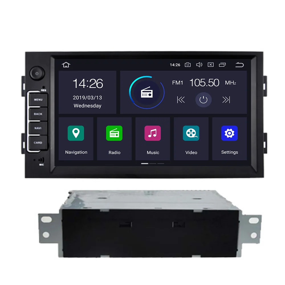 Автомобильный DVD/CD Радио для PEUGEOT 308S с новейшим Android 10 PX5 Восьмиядерный встроенный