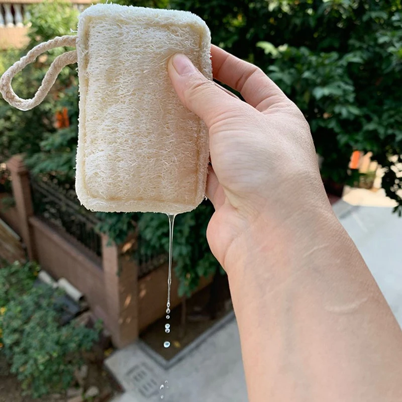 

Sponge Body Scrubber Wash Skin Spa Massage Scrub Washing Soft Pad Natural exfoliating gloves Loofah Bath Shower