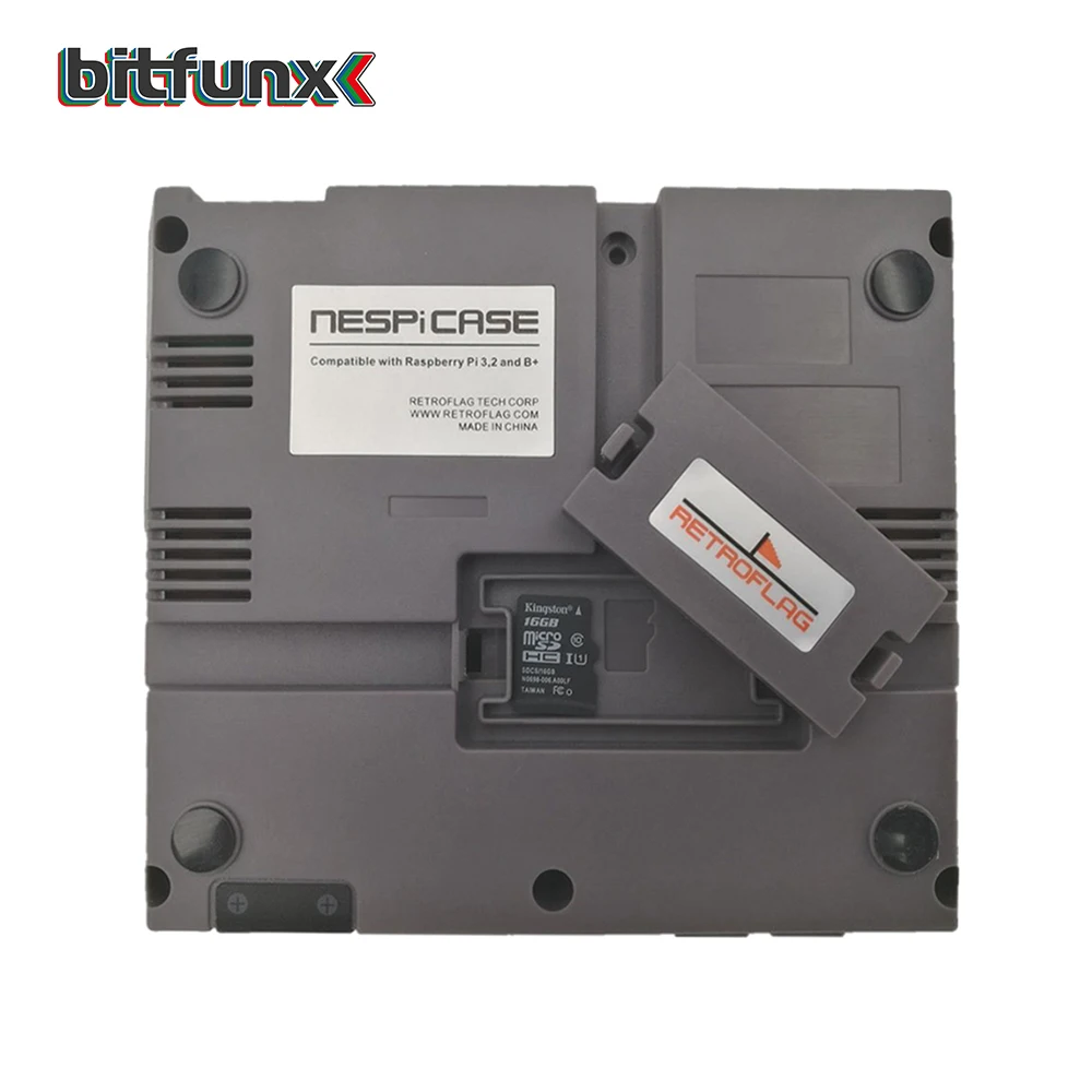 Чехол Mini NESPi Retroflag с охлаждающим вентилятором набор кнопок питания для Raspberry Pi