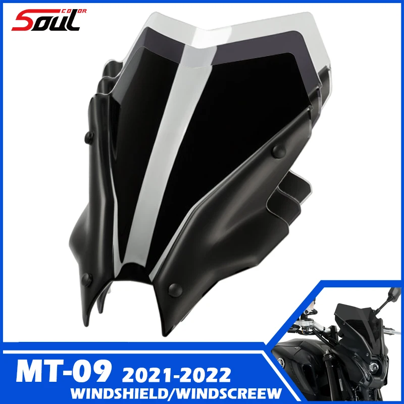 Козырёк на лобовое стекло для мотоциклов подходит YAMAHA MT-09 2021 2022 2023 MT09 21-22 FZ09