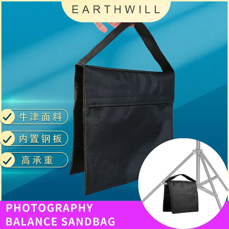 

Film and Television Black 51x25cm bag Studio Light Stand Magic Leg Weighted sand Oxford Cloth Balance Sandbag Foldable