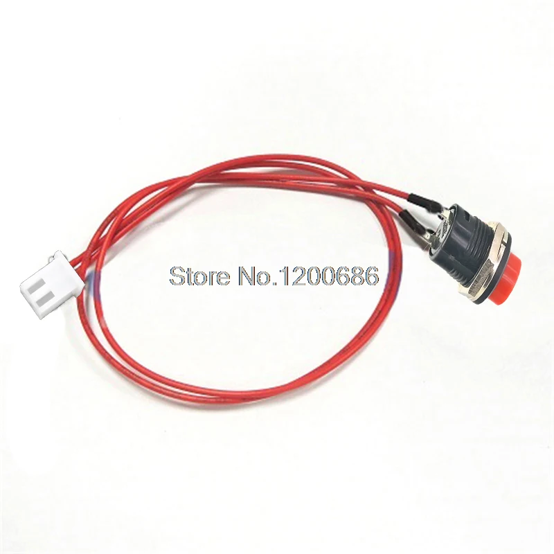 

15CM XH2.54 16MM R13-507 16MM 125V 6A 22AWG Small waterproof self-reset Momentary XH 2.54 2.54MM Pushbutton Switch wire harness