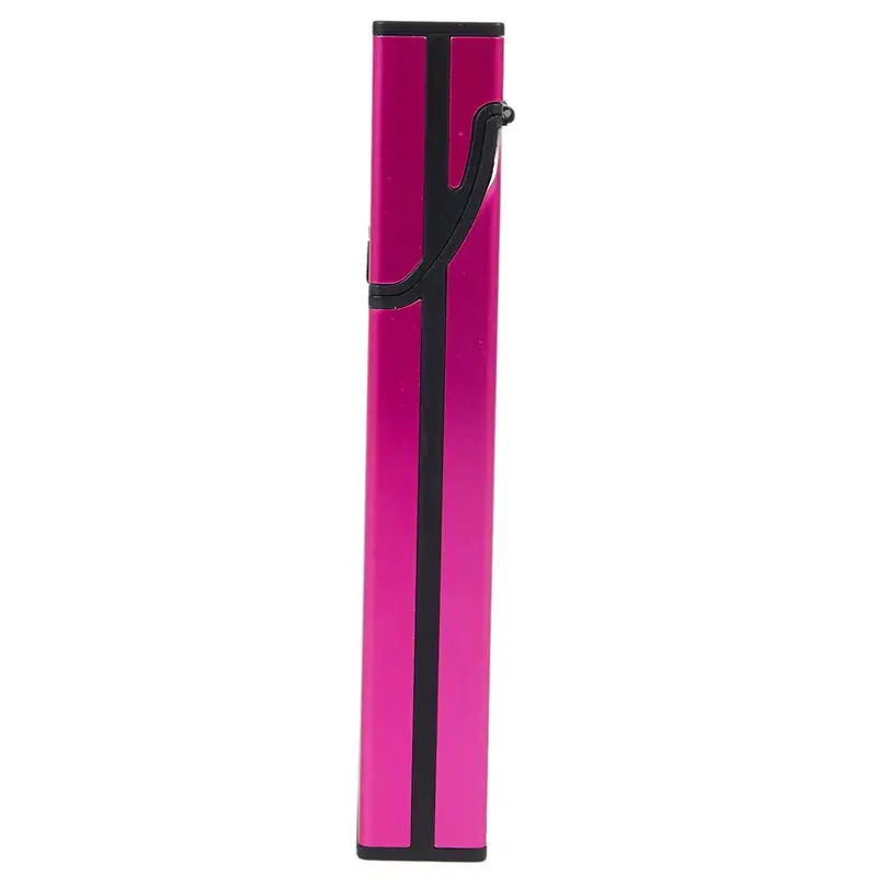 New Ultra Thin Fashion Pipes Creative Personality Cigaret Case Slim Metal Cigarette Box Gift Women Holder(pink) | Дом и сад