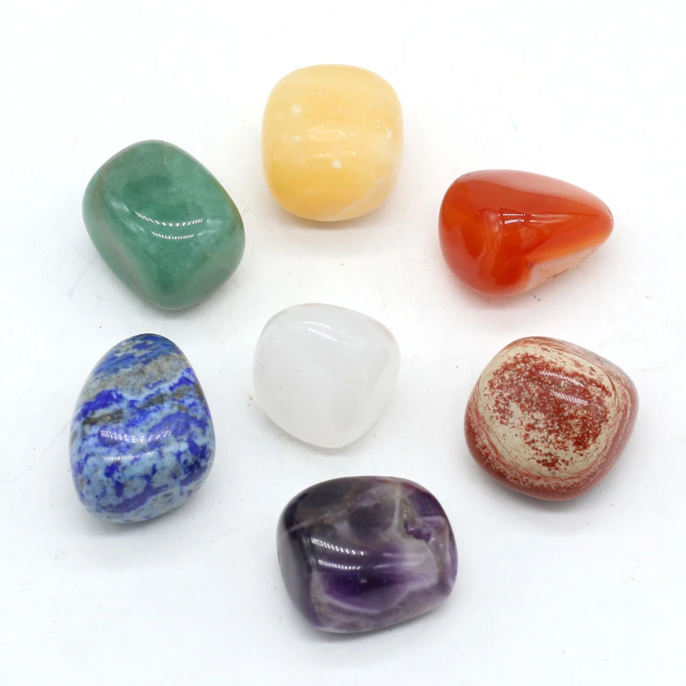 

Fine Natural Semi-precious Stone Beads Round 7 Chakras Reiki Heal Energy Bead for Jewelry Making Women Meditation Stone