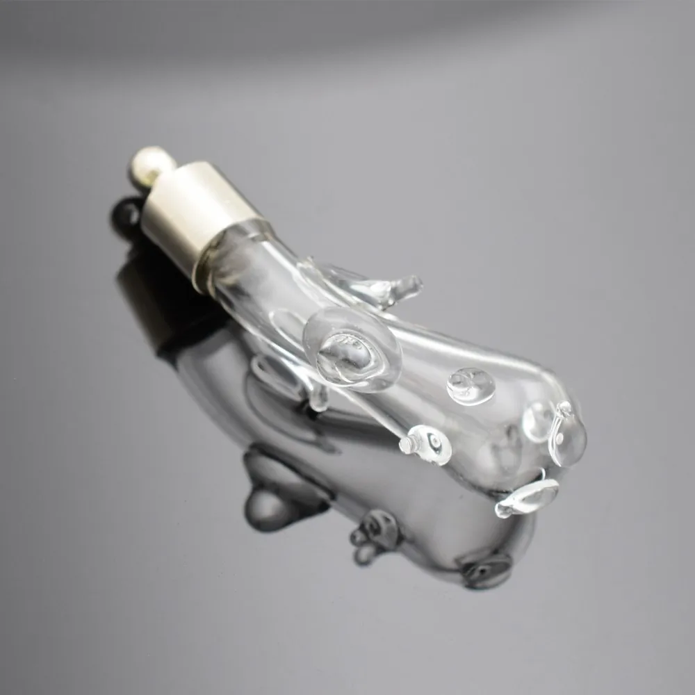 5 шт./лот винтовая крышка 39*10 мм стеклянный флакон для собаки кулон имя или рисовое