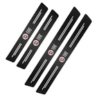 Наклейки на пороги двери автомобиля, 4 шт., наклейки на порог багажника против царапин для FIAT 500 Grande Punto Tipo Panda Ducato Stilo Fiorino Doblo