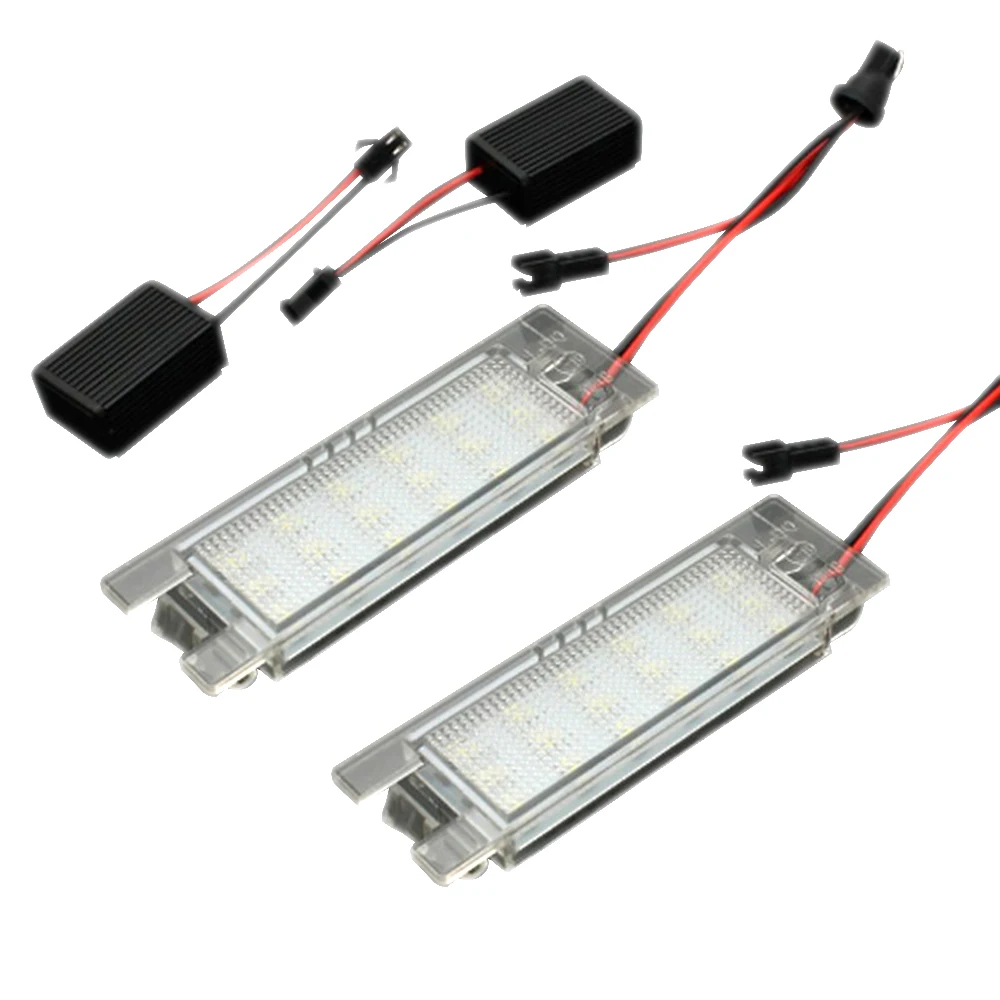 Светодиодный светильник для номерного знака автомобиля 2 шт. подходит Vauxhall Opel Corsa