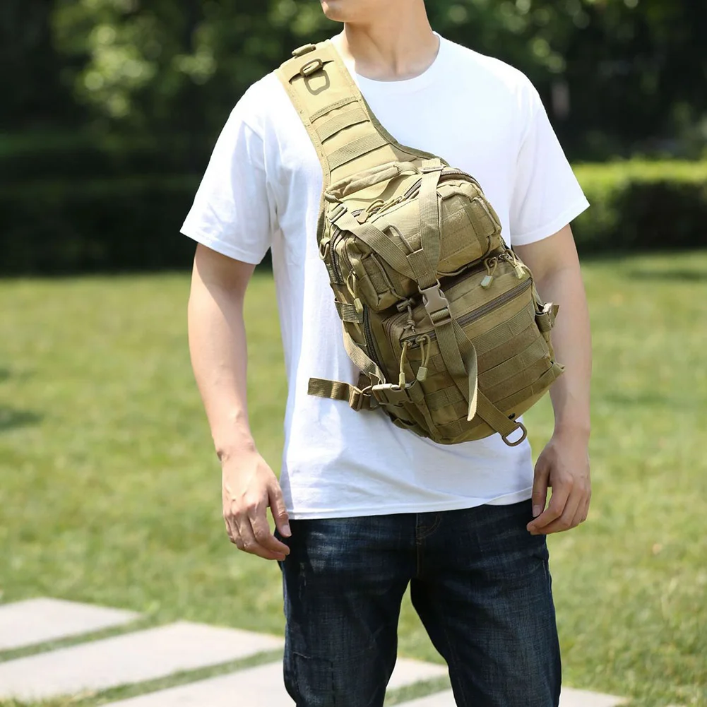 Men Waist Bag Casual Canvas Military Zipper Belt Large Capacity Sports Chest Backpack Travel Shoulder Single Phone Pouch | Багаж и сумки