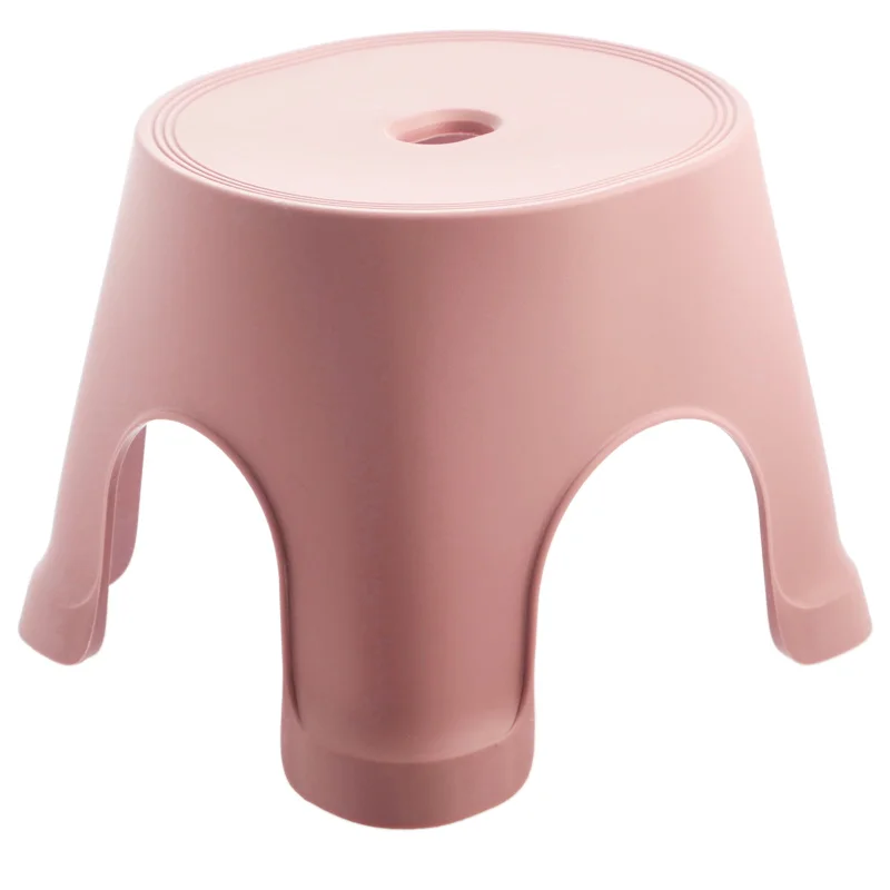Простой пластиковый табурет для взрослых смены обуви маленький стул дома