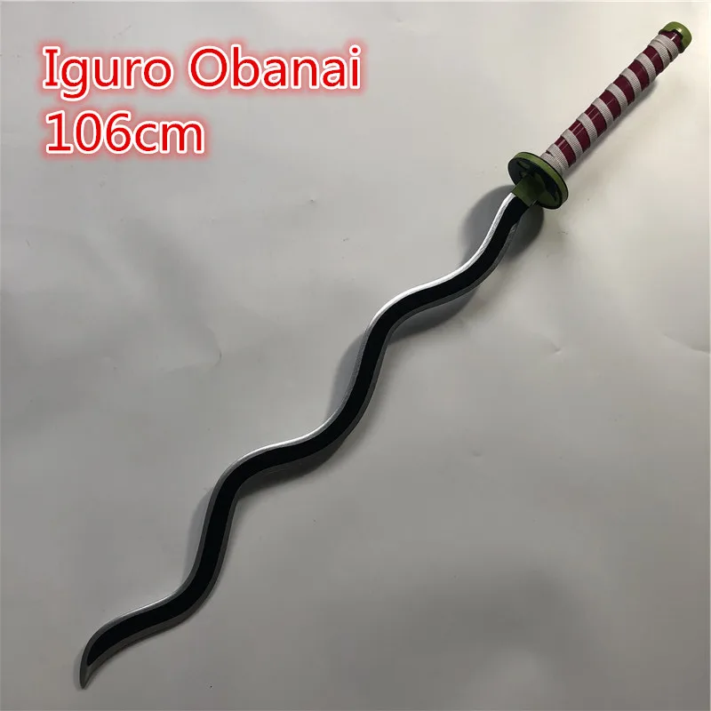 

1:1 Demon Slayer Kimetsu no Yaiba Iguro Obanai Cosplay Sword Kimetsu No Yaiba Iguro Obanai Cosplay Costum sword Prop 106cm