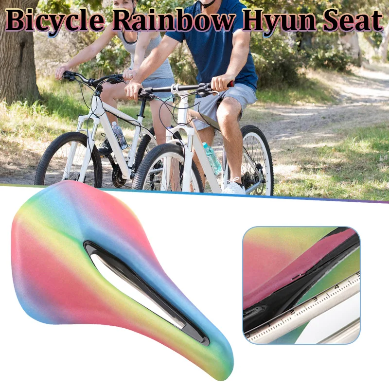 

Colorful Bike Seat Waterproof Breathable Hollow Ergonomic Sponge Bicycle Saddle HA