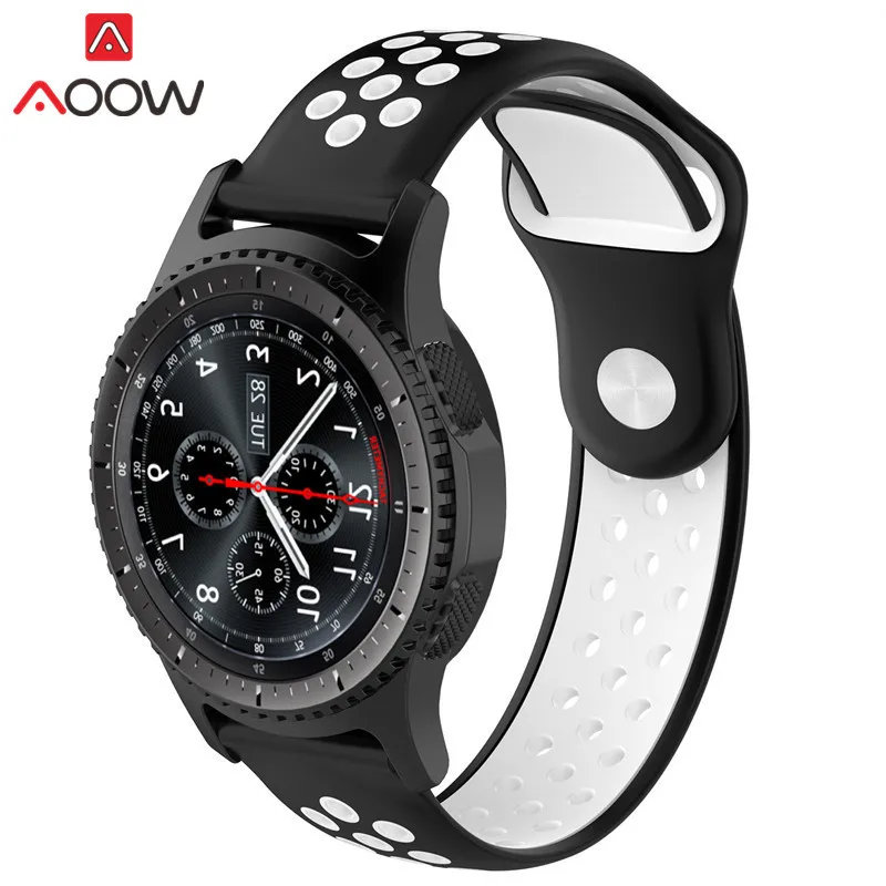20 мм 22 мм силиконовый ремешок для часов для samsung gear S2 S3 Huami Amazfit Sport резиновая Замена браслета ремешок для часов быстросъемный
