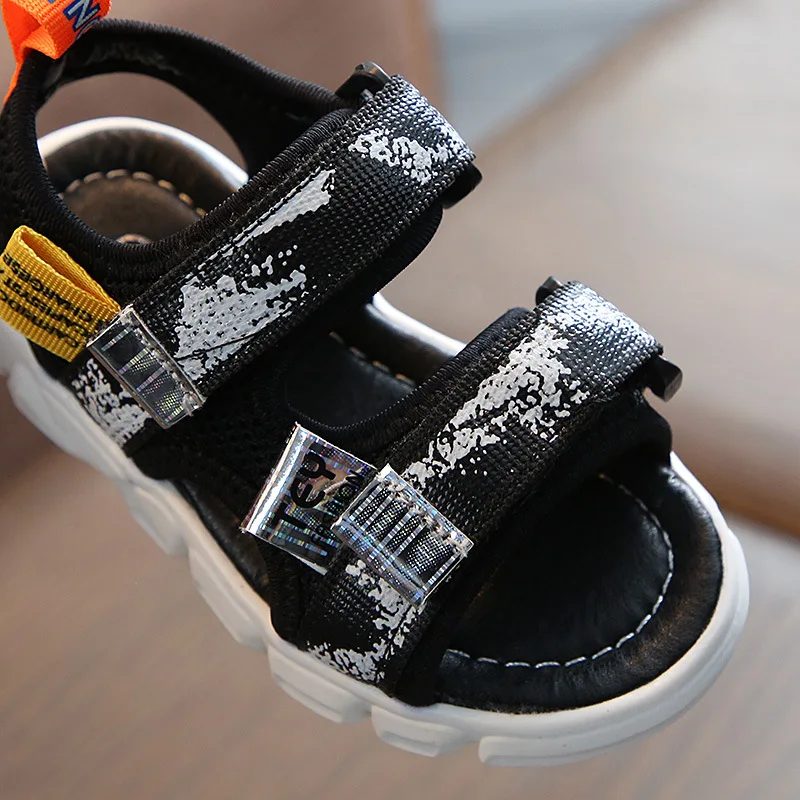 Детские сандалии детская обувь лето 2019 новинка для малышей маленьких мальчиков |