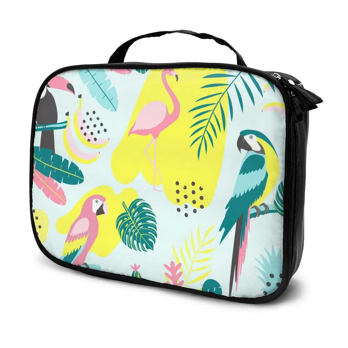 

Портативная женская косметичка для макияжа, тукан, попугай, водостойкая дорожная косметичка, органайзер, сумка для туалетных принадлежност...