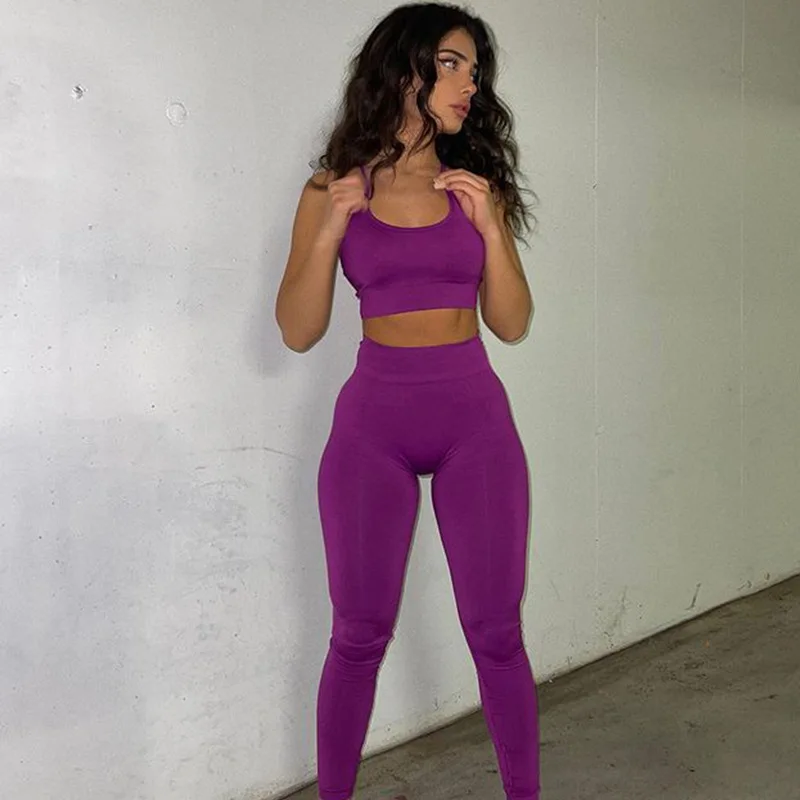 Женские укороченные топы для фитнеса Женская Сексуальная футболка и брюки