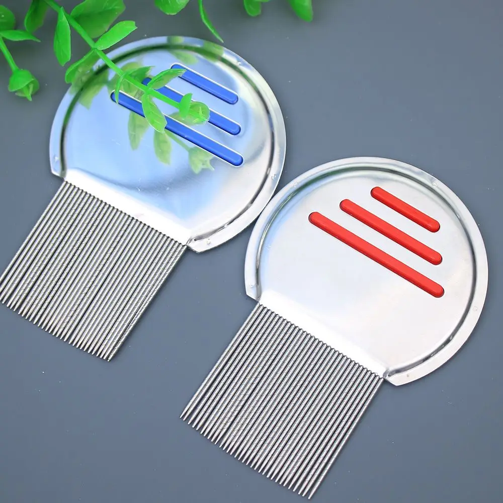 

Stainless Steel Kids Hair Terminator Lice Comb Rid Headlice Super Density Teeth Remove Pet Styling Tools