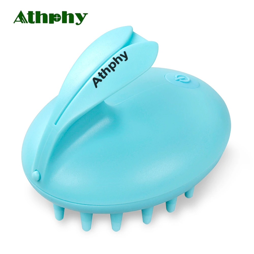 Athphy массаж головы Кролик Силиконовый Шампунь щетка для мытья волос