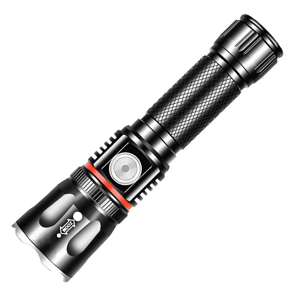 

800Lumens Torch Ligh Outdoors Camping Hiking Charging Cable 6500k 3.7v