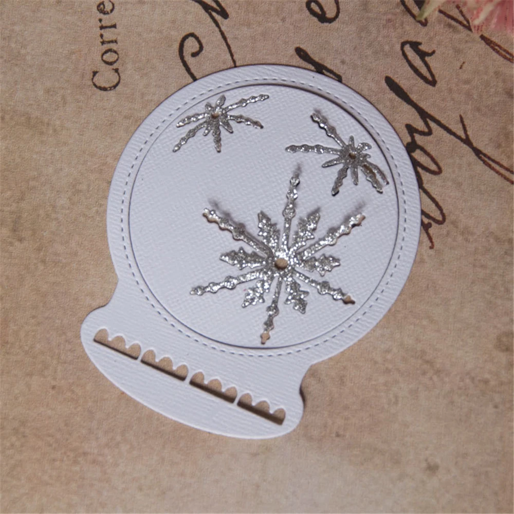 Crystal Ball Metal Cutting Dies Scrapbooking Craft Cuts Christmas DIY Album Card Make Stencils Die Template New 2019 |